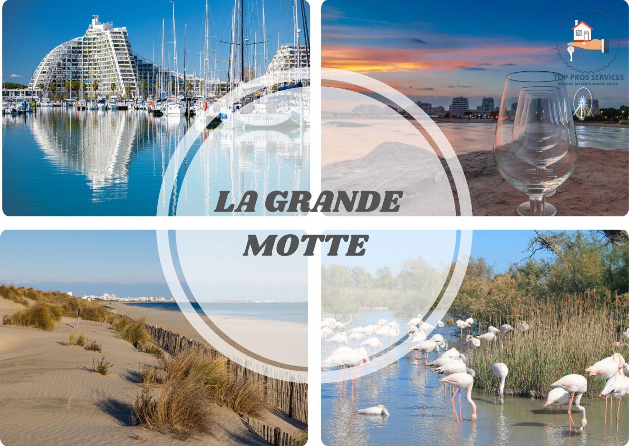 NEW LE SUNRISE Accès Plage- Spacieux-2 Terrasses-Wifi - CONFORT - CoHôteConciergerieLaGrandeMotte La Grande-Motte Esterno foto